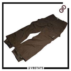 Burton Men's Snowboarding Snow Ski Outdoor Cargo Pants‎ Dark Brown Size XS